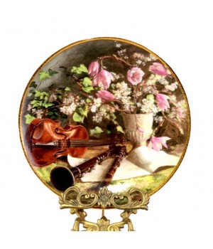 Декоративная тарелка Музыкальный натюрморт Royal Mosa