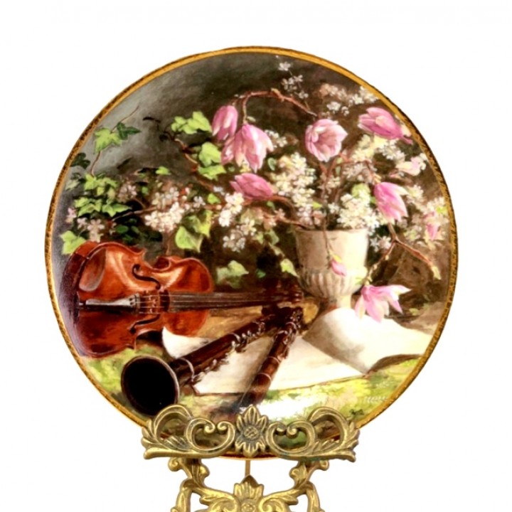 Декоративная тарелка Музыкальный натюрморт Royal Mosa