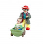 Фигурка, статуэтка Клоун с коляской, Gilde Clowns, Клоуны Гильдии. Германия