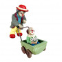Фигурка, статуэтка Клоун с коляской, Gilde Clowns, Клоуны Гильдии. Германия