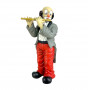 Фигурка, статуэтка Клоун музыкант, играет на дудке Gilde Clowns, Клоуны Гильдии. Германия