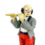 Фигурка, статуэтка Клоун музыкант, играет на дудке Gilde Clowns, Клоуны Гильдии. Германия