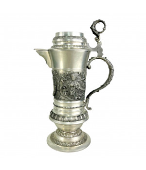 Кофейник пастух, олово, винтаж 1970х годов. Германия