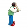 Фигурка, статуэтка День рождения, Клоун задувает свечу на торте Gilde Clowns. Германия