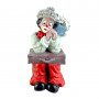 Фигурка, статуэтка День рождения, Клоун с цветами Gilde Clowns. Германия