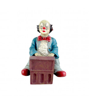 Фигурка, статуэтка Клоун музыкант, играет на пиано Gilde Clowns. Германия
