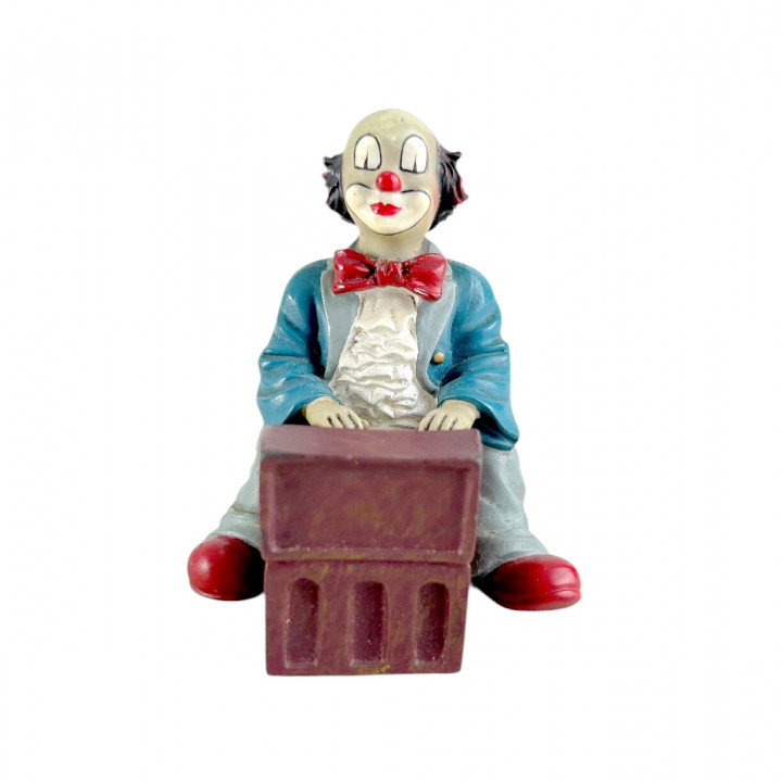 Фигурка, статуэтка Клоун музыкант, играет на пиано Gilde Clowns. Германия