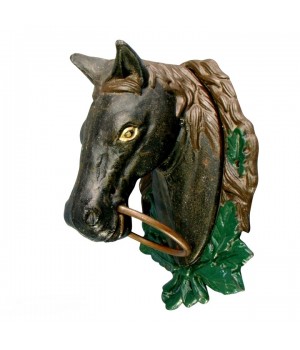 Скульптура старинный конь, чугун