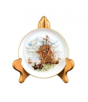  Декоративная тарелка Корабли, Furstenberg