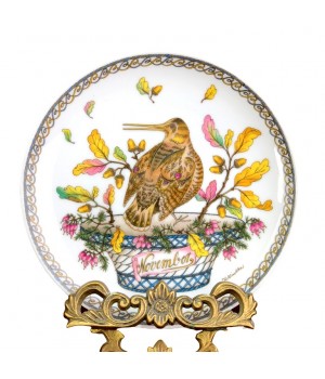 Декоративная тарелка Месяца Года, Ноябрь, Hutschenreuther