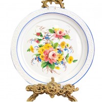 Декоративная тарелка Цветы