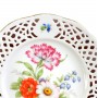 Декоративная тарелка Цветы, прорезной фарфор