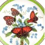 Декоративная тарелка Бабочки всего мира