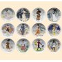 Декоративная тарелка Колетт - спортивная девушка Limoges Женщины века Франция Лимож