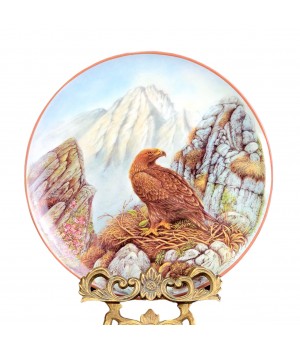 Декоративная тарелка Золотой Орел 
