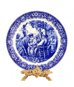 Декоративная тарелка Delft, Делфт, Boch, Belgium