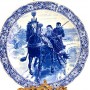 Декоративная тарелка Delft, Делфт, в повозке