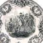 Декоративная тарелка Наполеон I на поле боя под Фридландом