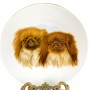Декоративная тарелка Собаки, Пекинес