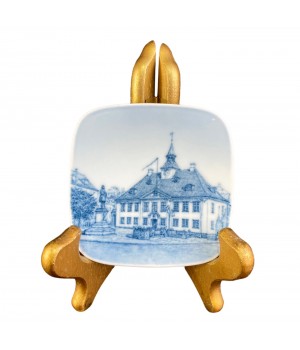 Декоративная тарелка Достопримечательности, Музей Рандерса, Denmark. Дания