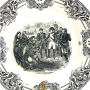 Декоративная тарелка Наполеон перед Мадридом, 3 декабря 1808 г.
