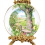 Декоративная тарелка Деревенская тропинка в мае. Англия
